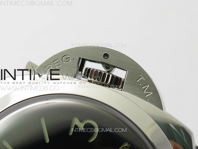 PAM606 Q "Hong Kong" HWF Black Dial on Green Nylon Strap P.3000 Super Clone